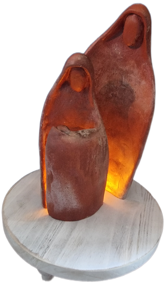 Air dry clay nativity hand-made by Luisa