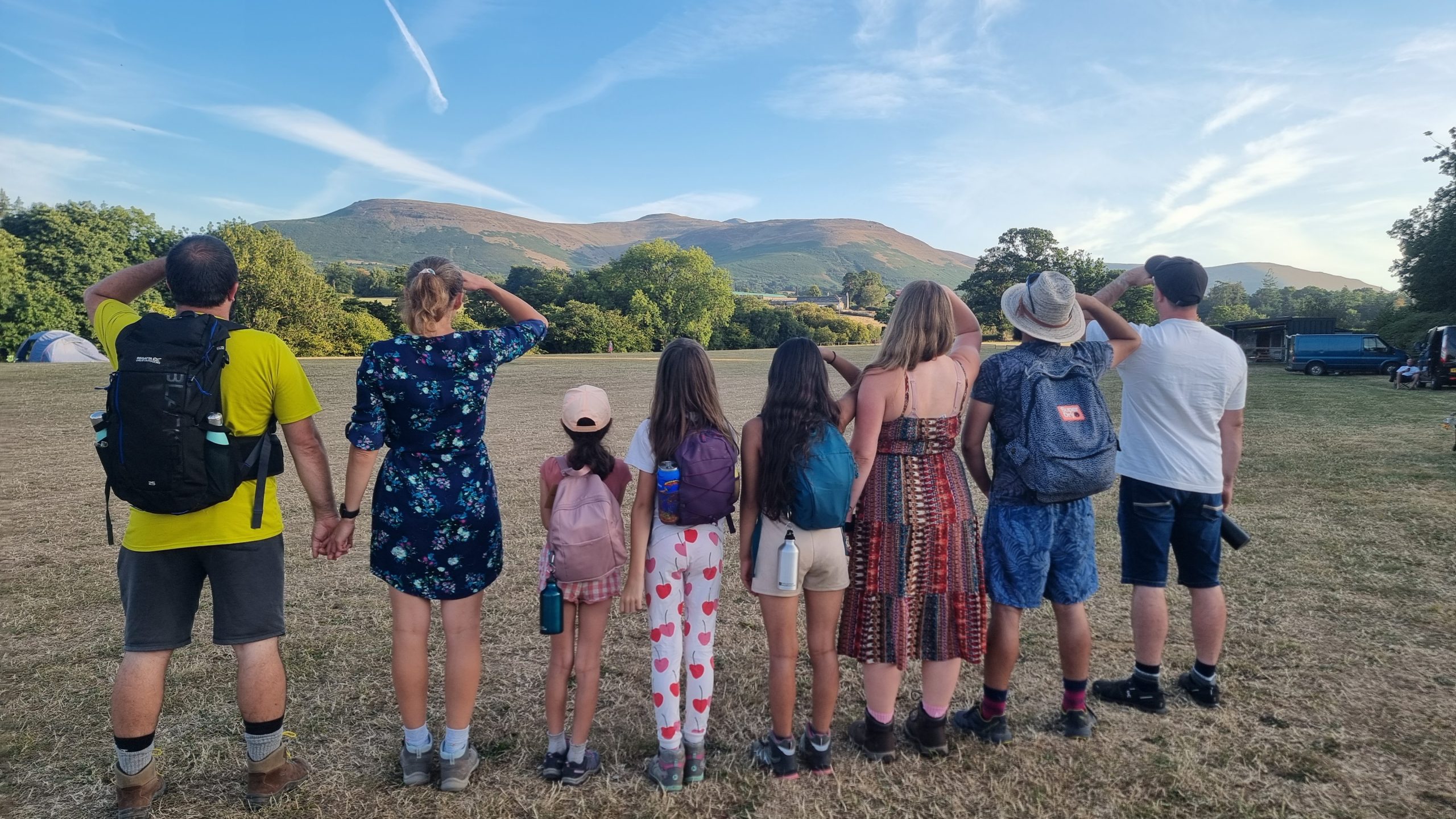 Family hike up Pen-y-fan